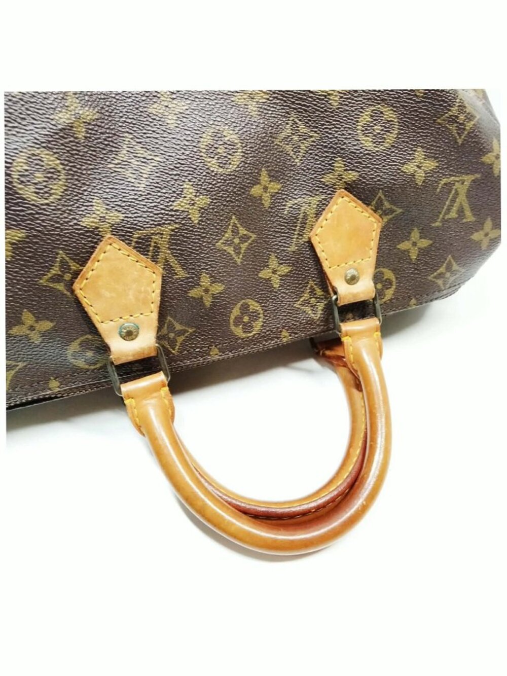 Authentic Louis Vuitton Speedy 30 Monogram Canvas Brown LV Handbag - Picture 6 of 16